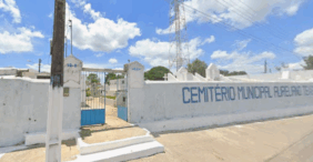 Coroa de Flores Cemitério Municipal de Chã Preta/AL